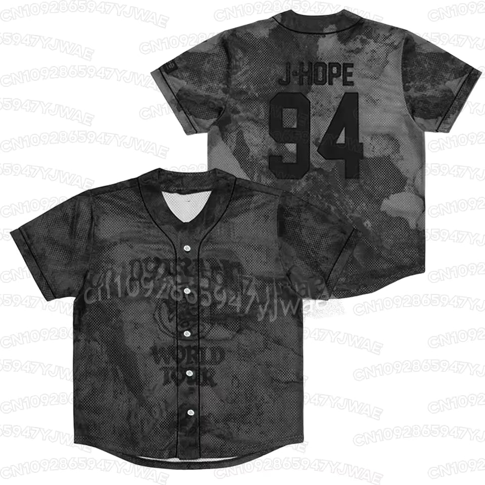 Buy BTS ARIRANG World Tour Baseball Jersey Shirt Fanmade | Kpop Buy BTS ARIRANG World Tour Baseball Jersey Shirt Fanmade | Kpop