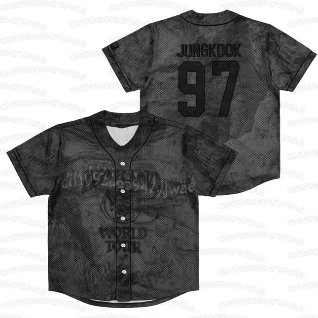 BTS ARIRANG World Tour Baseball Jersey Shirt without Jungkook