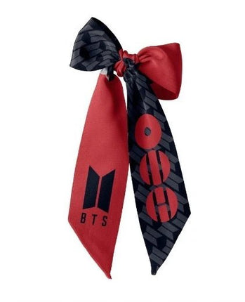 BTS BT21  Concert Fashion Hair Ribbon Scarf red