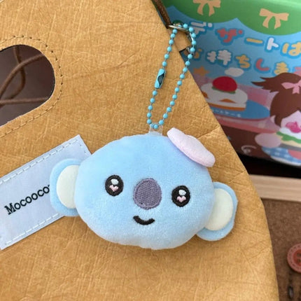 BTS BT21 Plush Doll Keychain – Cute Kpop Plush Bag Charm 