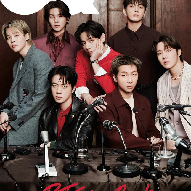 BTS, GQ Korea, BTS Magazine, Bangtan, GQ BTS, Korean Magazine, BTS 2026, Pre-Order, BTS Merch, Official Magazine, ARMY, BTS Photoshoot, Kpop Magazine, RM, Jin, Suga, J-Hope, Jimin, V, Jungkook​​​​​​​​​​​​​​​​, BTS GQ Korea Magazine March 2026 issue cover featuring Bangtan Sonyeondan official pre-order