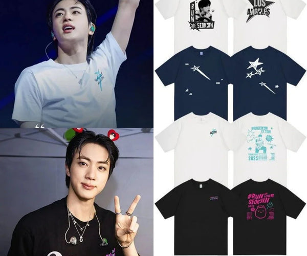 Page Title: Buy BTS Jin RunSeokjin Tour Shirts Fanmade | Kpop Exchange