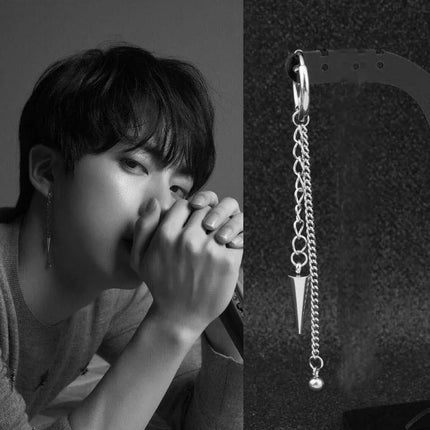 BTS Suga Paper Chain Dangle Earrings STYLE 14