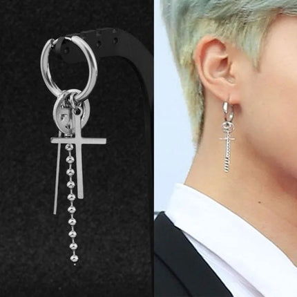 BTS Suga Paper Chain Dangle Earrings STYLE 17