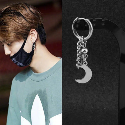BTS Suga Paper Chain Dangle Earrings STYLE 21