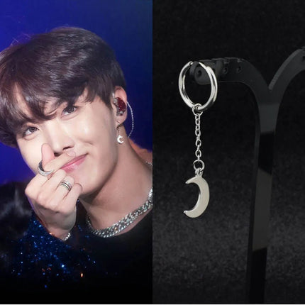 BTS Suga Paper Chain Dangle Earrings STYLE 24