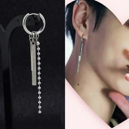 BTS Suga Paper Chain Dangle Earrings STYLE 25