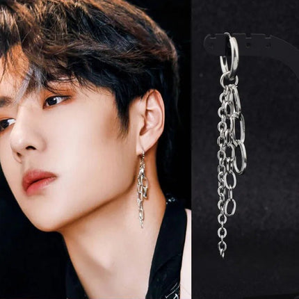 BTS Suga Paper Chain Dangle Earrings STYLE 29
