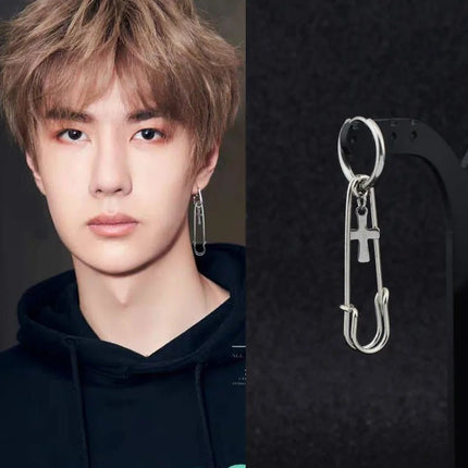 BTS Suga Paper Chain Dangle Earrings STYLE 3