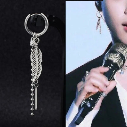 BTS Jungkook Feather Earrings STYLE 36