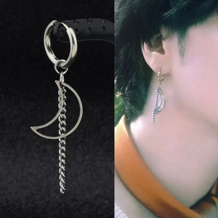 BTS Suga Paper Chain Dangle Earrings STYLE 37