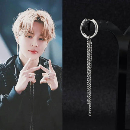 BTS Suga Paper Chain Dangle Earrings STYLE 7