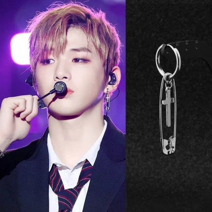 BTS Suga Paper Chain Dangle Earrings STYLE 8