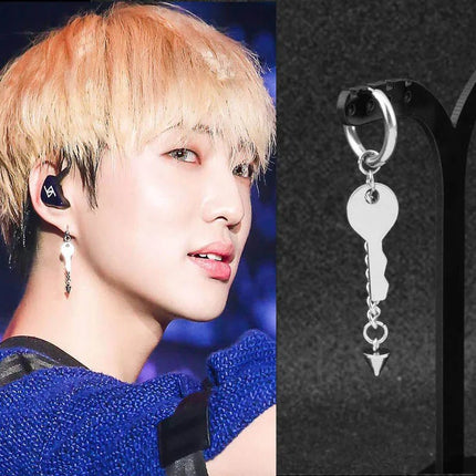 BTS Suga Paper Chain Dangle Earrings STYLE 9