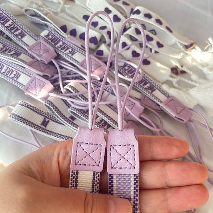 BTS Woven Lanyard Strap Close Up Detail