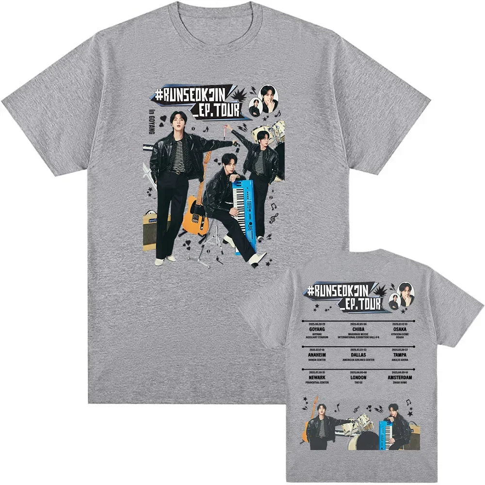 BTS Jin RUNSEOKJIN EP. TOUR 2025 Shirt – Kpop Exchange BTS Jin RUNSEOKJIN EP. TOUR 2025 Shirt – Kpop Exchange