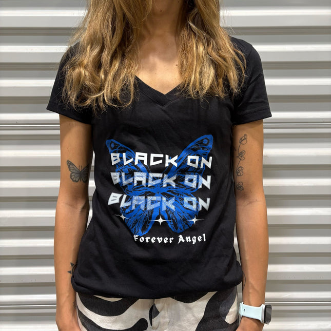 Black On Fanmeet MD TShirt Black Front