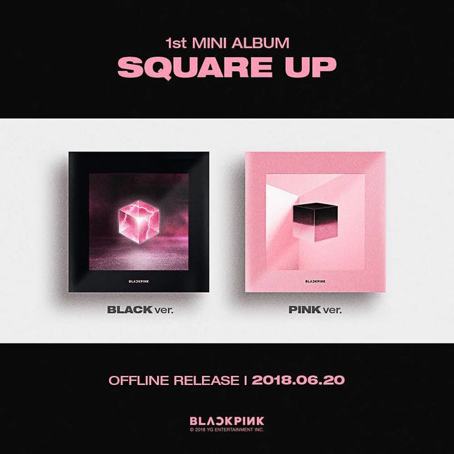 Blackpink 1st Mini Album Square Up Set