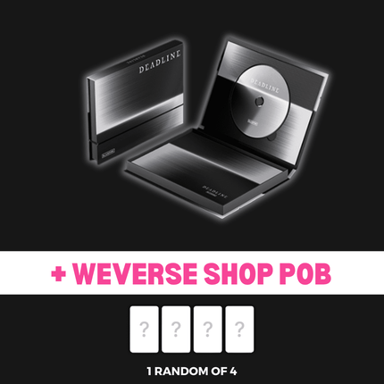 blackpink deadline gray version weverse shop pob