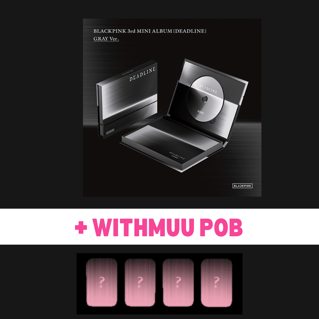 BLACKPINK DEADLINE キャップ グレー Qoo10] BLACKPINK DEADLINE O : KPOP