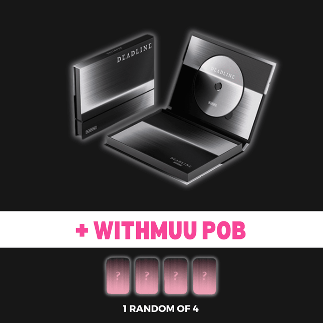 blackpink deadline gray version Withmuu POB