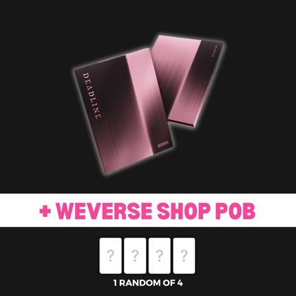 blackpink deadline pre order Weverse shop pob black ver
