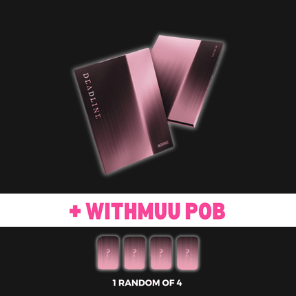 blackpink deadline pre order WIthmuu POB black ver
