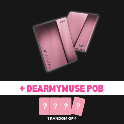 blackpink deadline pre order dear my muse dearmymuse pob black ver