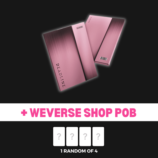 blackpink deadline pre order Weverse shop POB pink ver