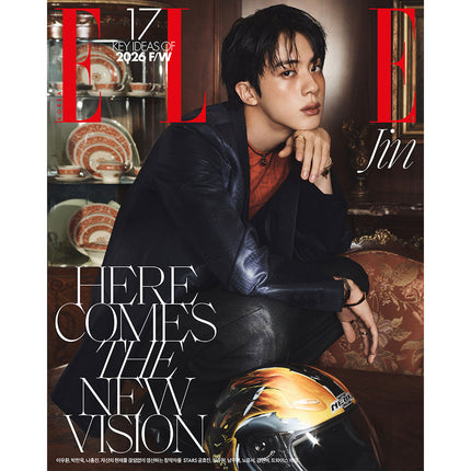 Jin Elle Korea Magazine August Edition BTS Pre-Order  C Cover