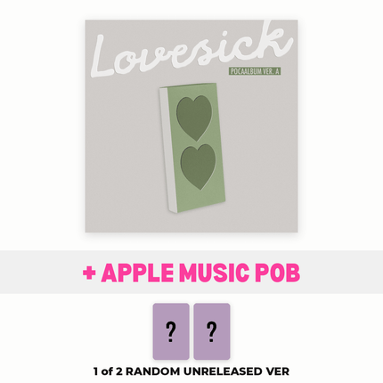 Chaeryeong Lovesick POCAALBUM A Ver. with Apple Music POB – 1 of 2 random unreleased photocards