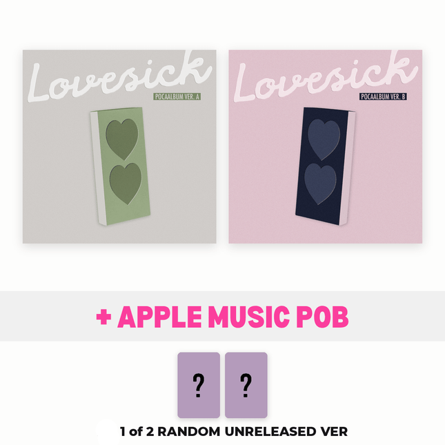 Chaeryeong Lovesick POCAALBUM SET with Apple Music POB – 2 random unreleased photocards