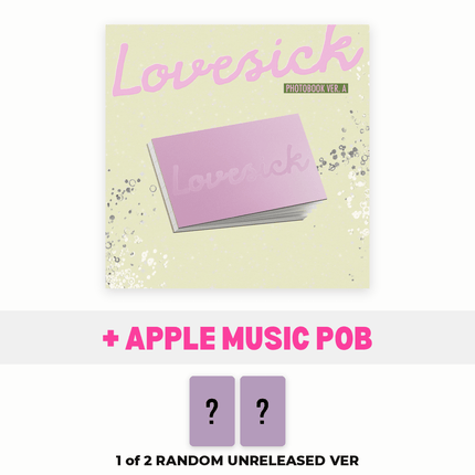 Chaeryeong Lovesick Photobook A Ver. with Apple Music POB – 1 of 2 random unreleased photocards
