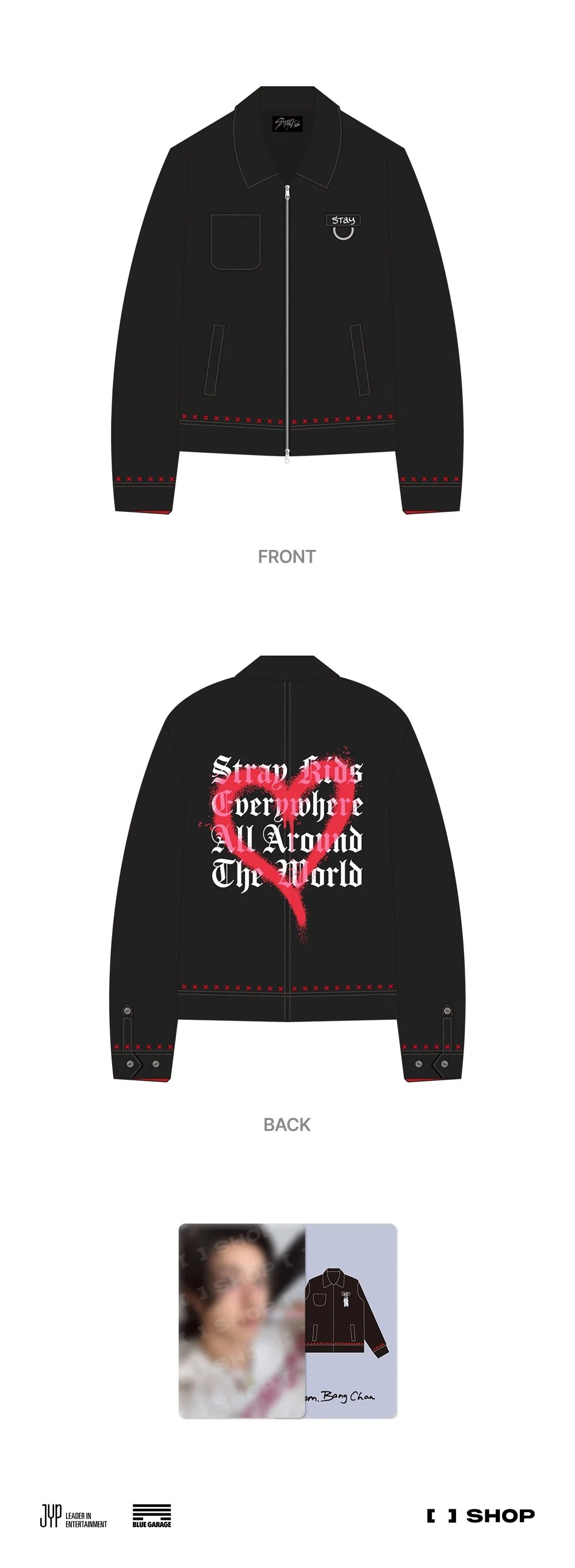 STRAY KIDS dominATE Tour Jacket by Bang Chan (Official) | Pre STRAY KIDS dominATE Tour Jacket by Bang Chan (Official) | Pre