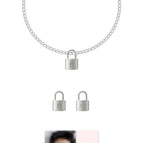Hyunjin Lock Necklace (Official) — Pre-order STRAY KIDS dominATE