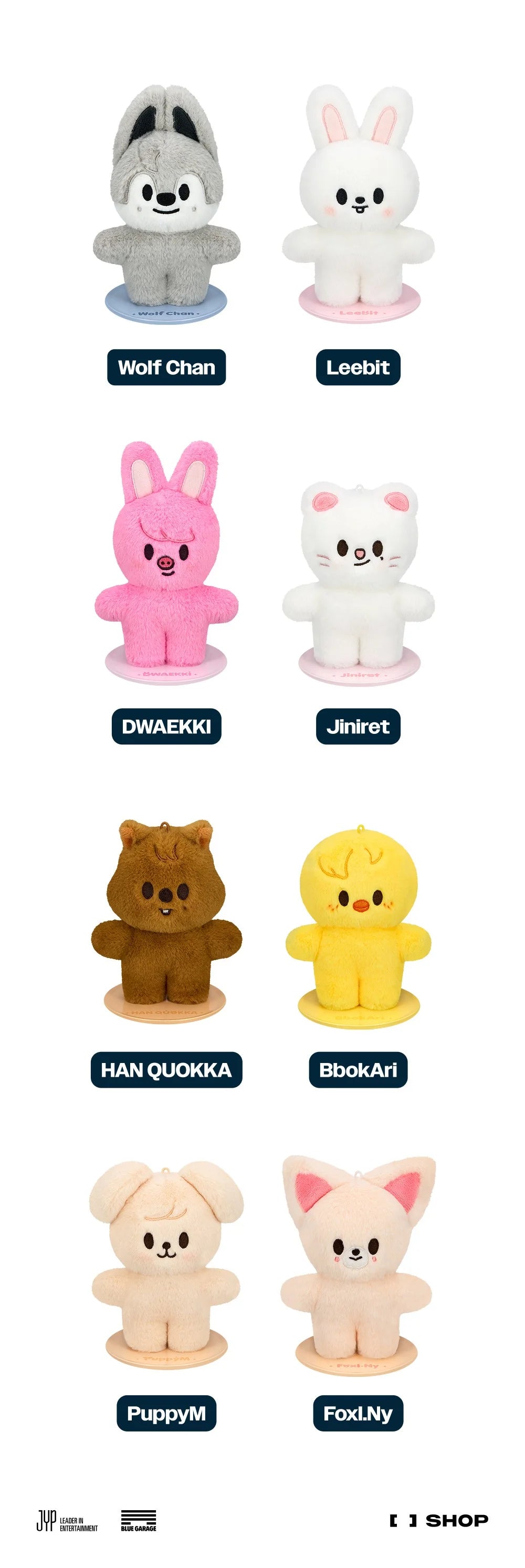 STRAY KIDS dominATE / celebrate SKZOO Standing Plush (Official STRAY KIDS dominATE / celebrate SKZOO Standing Plush (Official