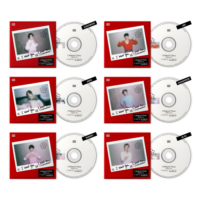 [PRE-ORDER] ENHYPEN - 'I Want You' Single CD