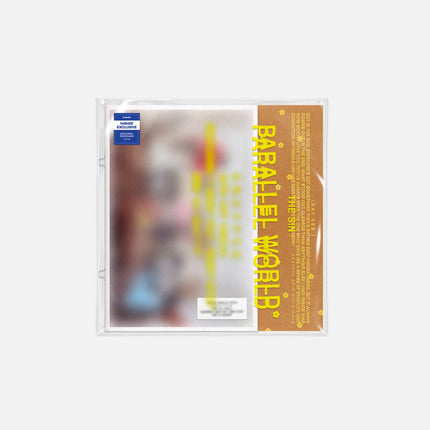 ENHYPEN THE SIN : PARALLEL WORLD hello82 Exclusive DAY Ver. – sky blue with yellow lettering PARALLEL WORLD album in clear PVC sleeve with hello82 Exclusive sticker, official U.S. release