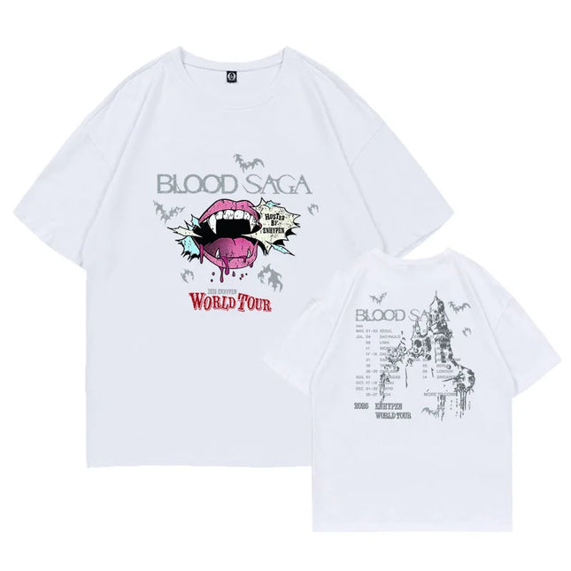 ENHYPEN 2026 BLOOD SAGA WORLD TOUR SHIRT [FANAMDE]