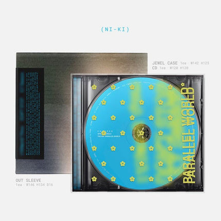 ENHYPEN Ni-ki THE SIN : PARALLEL WORLD ENGENE Ver. NIGHT version, black jewel case and Ni-ki outsleeve