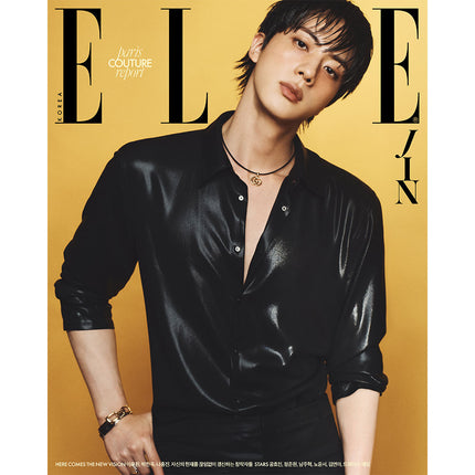 Jin Elle Korea Magazine August Edition BTS Pre-Order  F Cover
