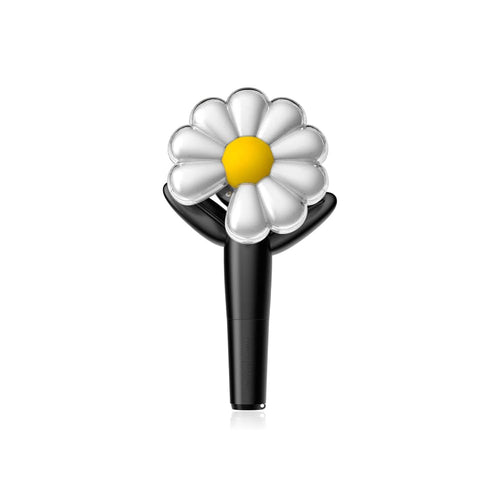 G-DRAGON Official Light Stick front view iconic daisy flower white petals yellow center black handle
G-DRAGON Official Light Stick LED illuminated daisy glow concert dark background
G-DRAGON Official Light Stick out box green collector packaging Fanplus One
G-DRAGON Official Light Stick black wrist strap detail
G-DRAGON Official Light Stick manual Fanplus One Galaxy Corporation
G-DRAGON Official Light Stick full package contents out box strap manual
G-DRAGON Official Light Stick daisy design close-up white 