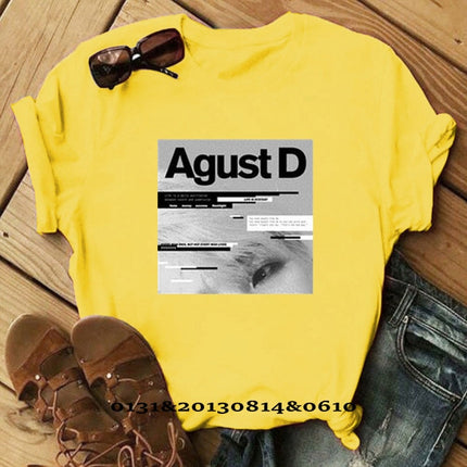 Agust D Album Cover Black T-Shirt