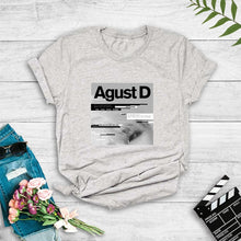 Load image into Gallery viewer, Agust D Album Cover Black T-Shirt