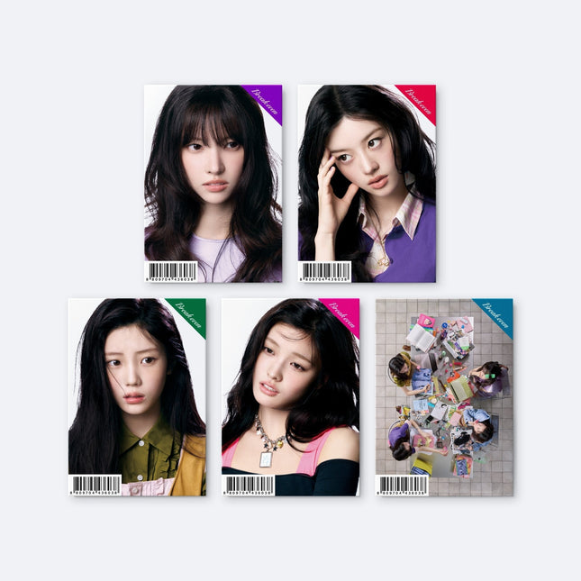 ILLIT BREAK EVEN GLLIT Ver. all 5 covers: Yunah, Minju, Wonhee, Iroha and Group