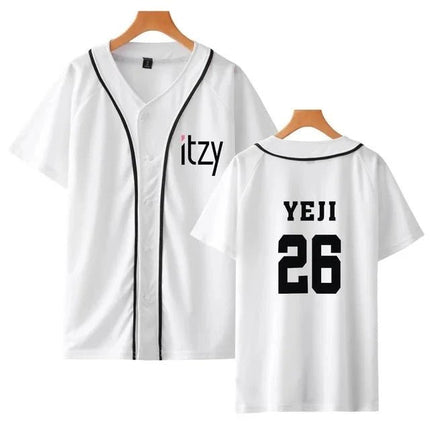 ITZY Bias Member Baseball T-shirt YEJI