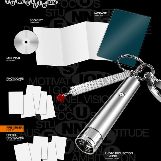 itzy tunnel vision Photo Projectio pre-order | ITZY special edition album