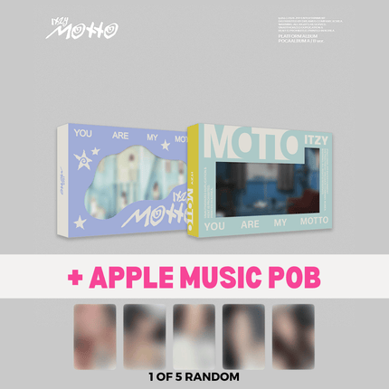 Itzy 12th mini album Motto Pocaalbum Version Apple Music POB Pre-order benefit
