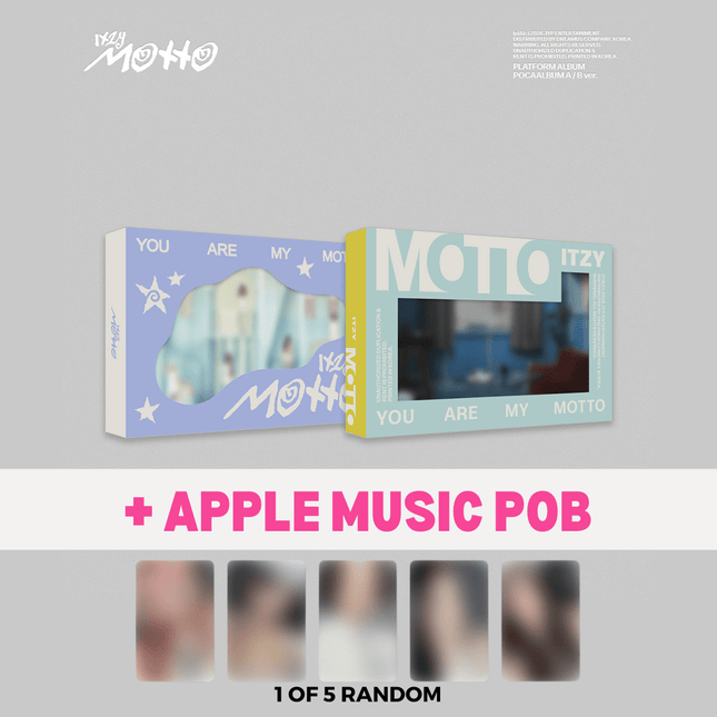 Itzy 12th mini album Motto Pocaalbum Version Apple Music POB Pre-order benefit