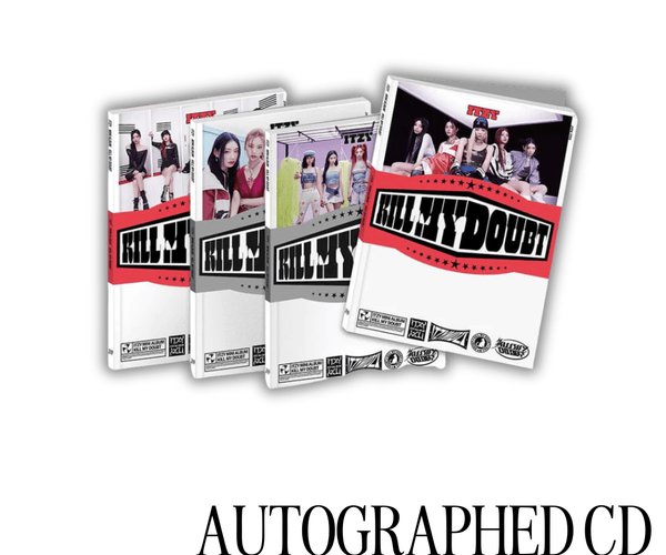 ITZY KILL MY DOUBT — Sealed Album + Signed Postcard (Random